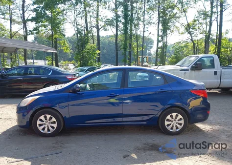 2017 Hyundai Accent Se z USA, uszkodzony, nr VIN KMHCT4AE4HU288921
